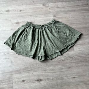 Aerie A-line High Rise Cotton Shorts Sz Small